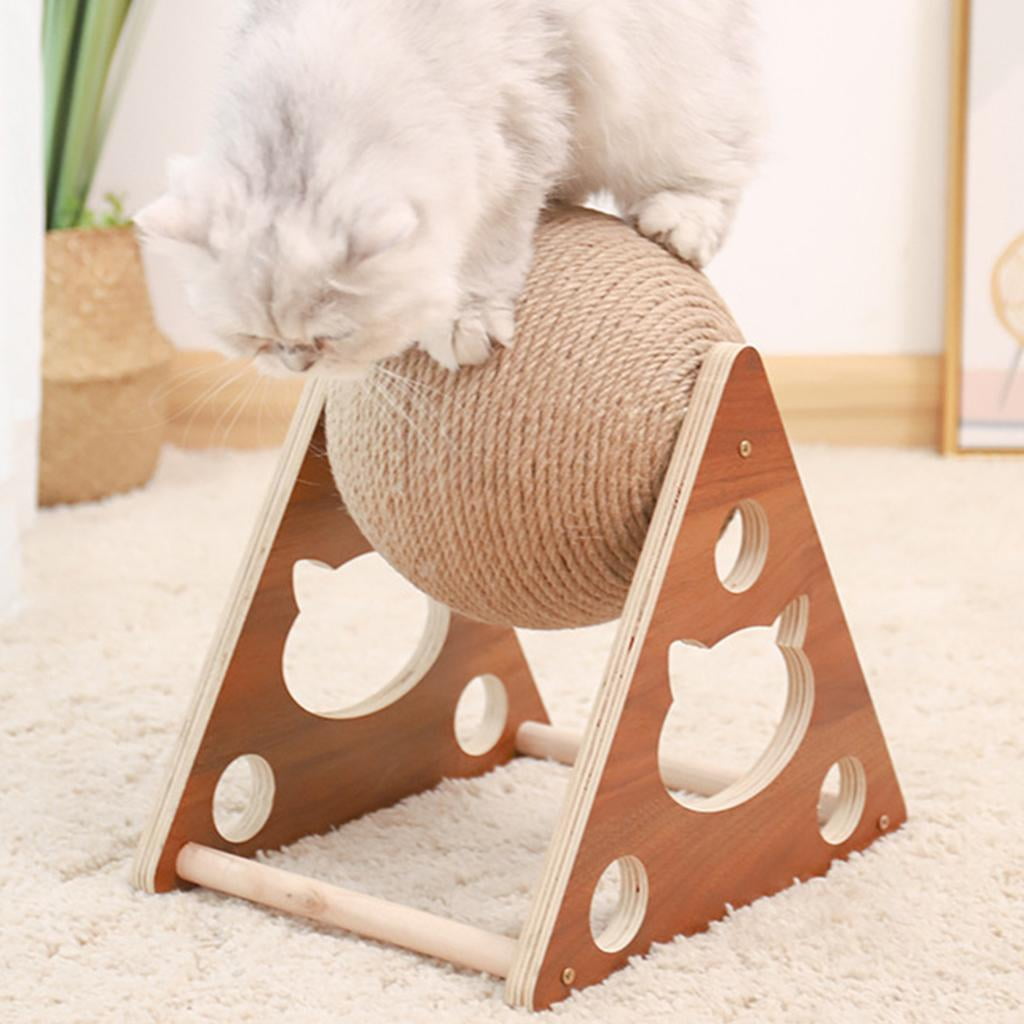 Bvdfgk Interactive Cat Scratching Toy, Hamster Scratcher, Non-Toxic Scratching Ball for M