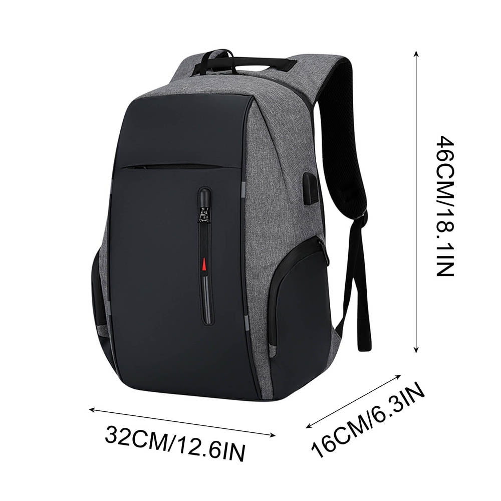 Cbcbtwo Unisex Waterproof Oxford Polyester Travel Backpacks, Black