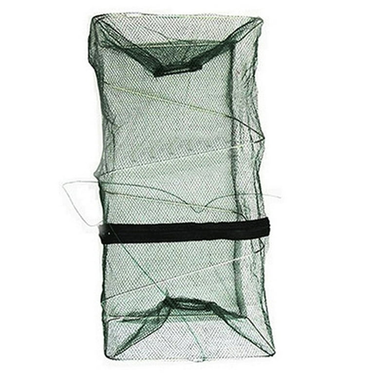 Ayyufe Foldable Fish Crawdad Minnow Fishing Bait Trap Cast Dip Net Cage  Shrimp Basket