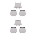 thumbnail image 3 of Minnieouse 3 piezas 4 capas mujeres período menstrual ropa interior viaje a prueba de fugas ropa interior femenina transpirable bragas accesorio Gris XS 2Conjunto, 3 of 6