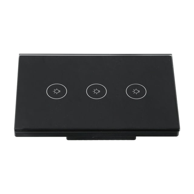 Kozecal Multi Control Light Switch, Touchable Wireless Hands-free Voice Control Smart Light Switch For Apartment For House For Office Building