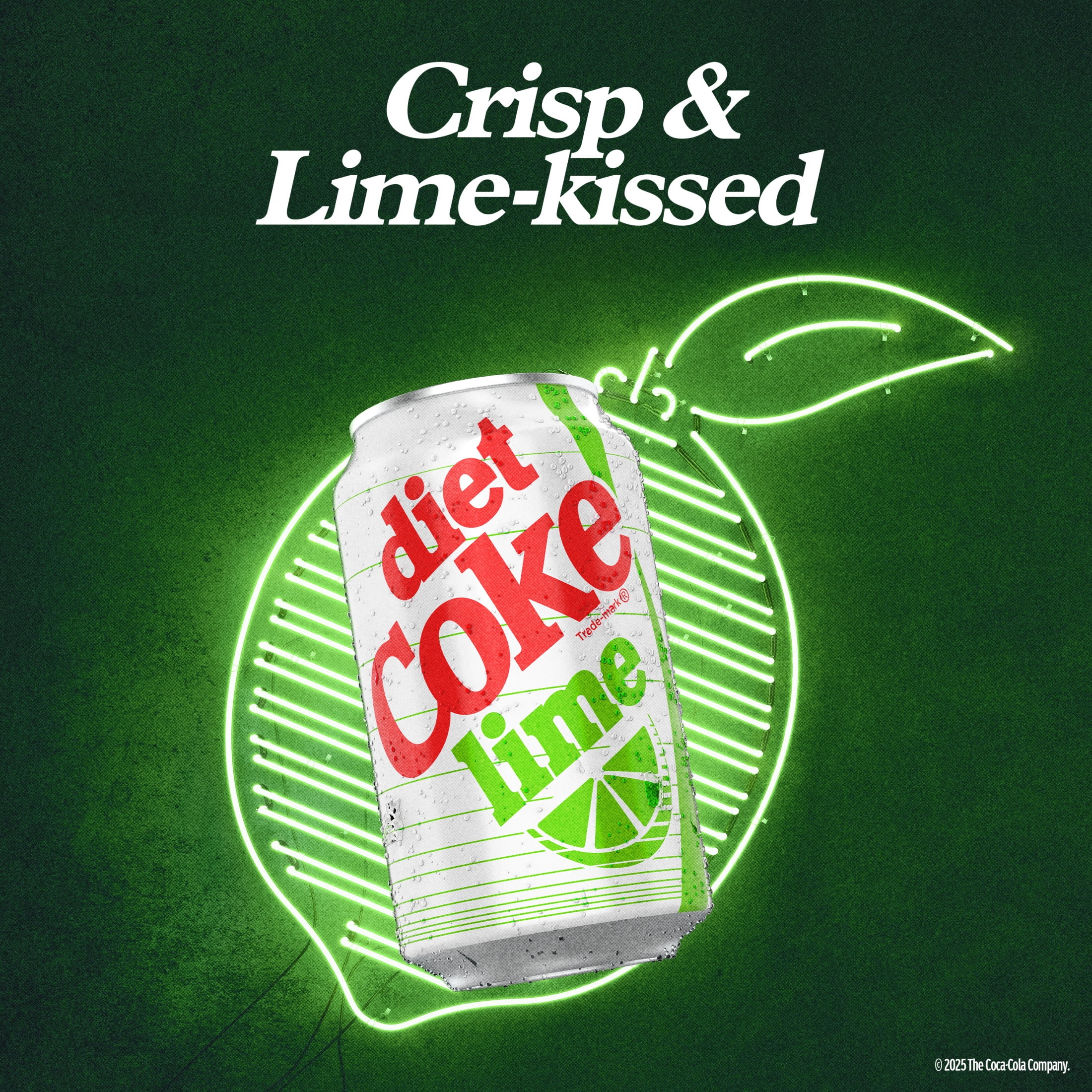 Diet Coke Lime Soda Soft Drink, 12 fl oz, 12 Pack Fridge Pack Cans