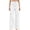 White, variant on QQZ Flowy Wide Leg Cargo Joggers Pants For Women, Elastic Waist Drawstring Casual Track Pants, Daily Lounging Weekend Travel Outfits