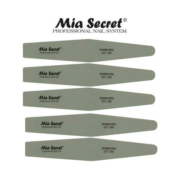Mia Secret - NAIL FILE - SPONGE DIAMOND #220/280(SPD2) x 5