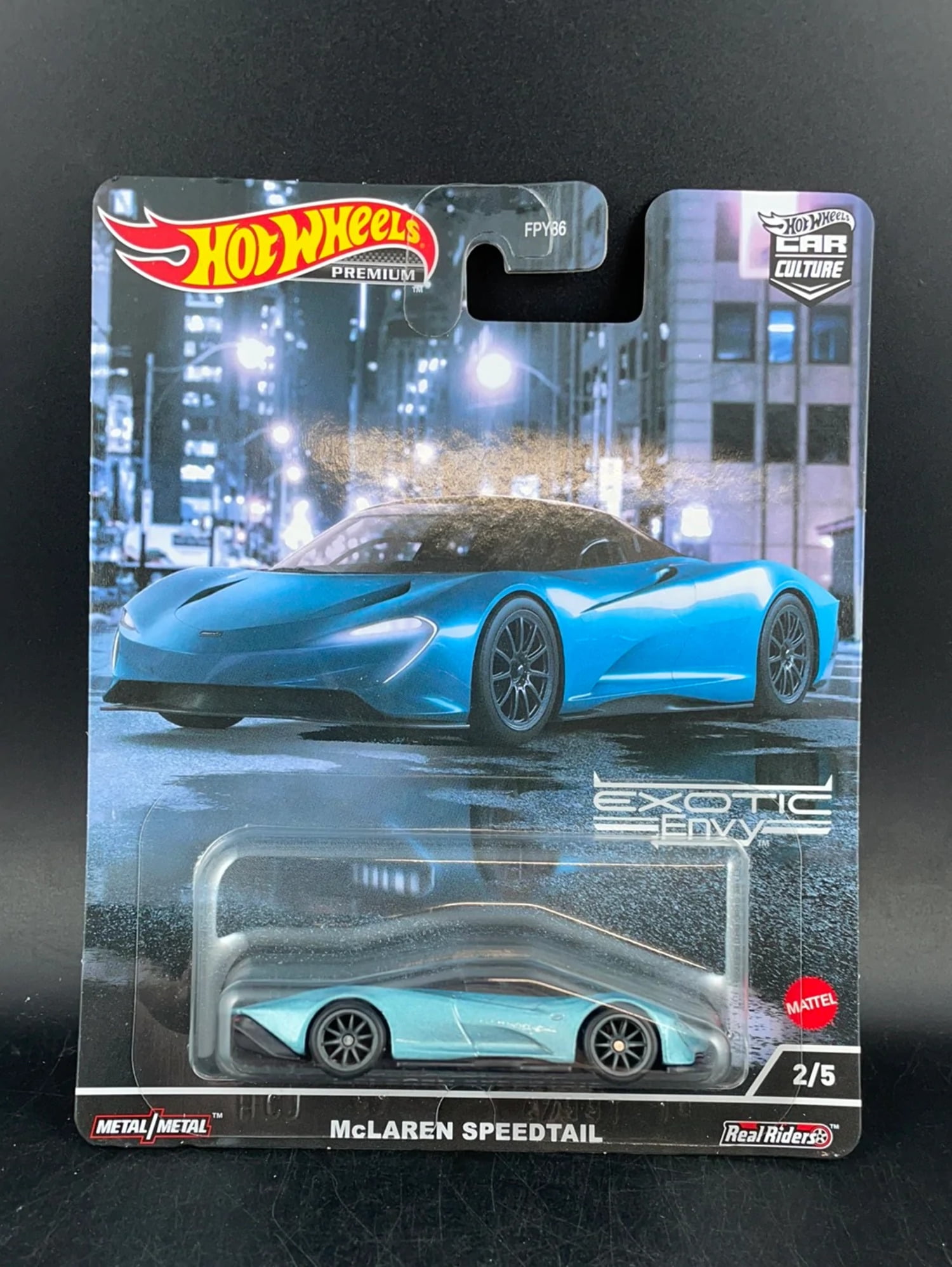 Hot Wheels Premium Exotic Envy 2/5 McLaren Speedtail