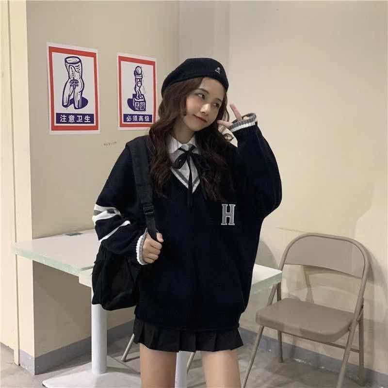 Couples Matching Clothing Sweater Tops Streetwear Casual Men