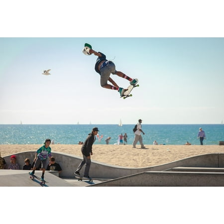 Skateboard Poster - LAMINATED POSTER Active Skateboarding Youth Skateboarders Skateboard Poster Print 24 x 36