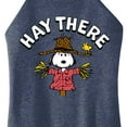 thumbnail image 3 of Peanuts - Snoopy Scarecrow Hay There - Juniors High Neck Tank Top, 3 of 6