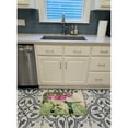 thumbnail image 3 of Carolines Treasures PTW2051RUG Fuchsia and Hummingbirds Machine Washable Memory Foam Mat 19 X 27" multicolor, 3 of 4