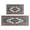 Brown Pattern Bohemia-8, variant on Kitchen Rugs and Mats Non Skid Washable Brown Pattern Bohemia Kitchen Mat and Rug Set,Floor Cushion Waterproof Rug,Rubber Backed Area Rugs for Kitchen Laundry