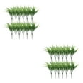 thumbnail image 2 of Matsuzay 12 piezas de plantas artificiales hoja falsa resistente a los rayos 7 ramas flor helecho jardín camino colgante hojas planta 7 tenedor y 21 hojas 2piezas, 2 of 6