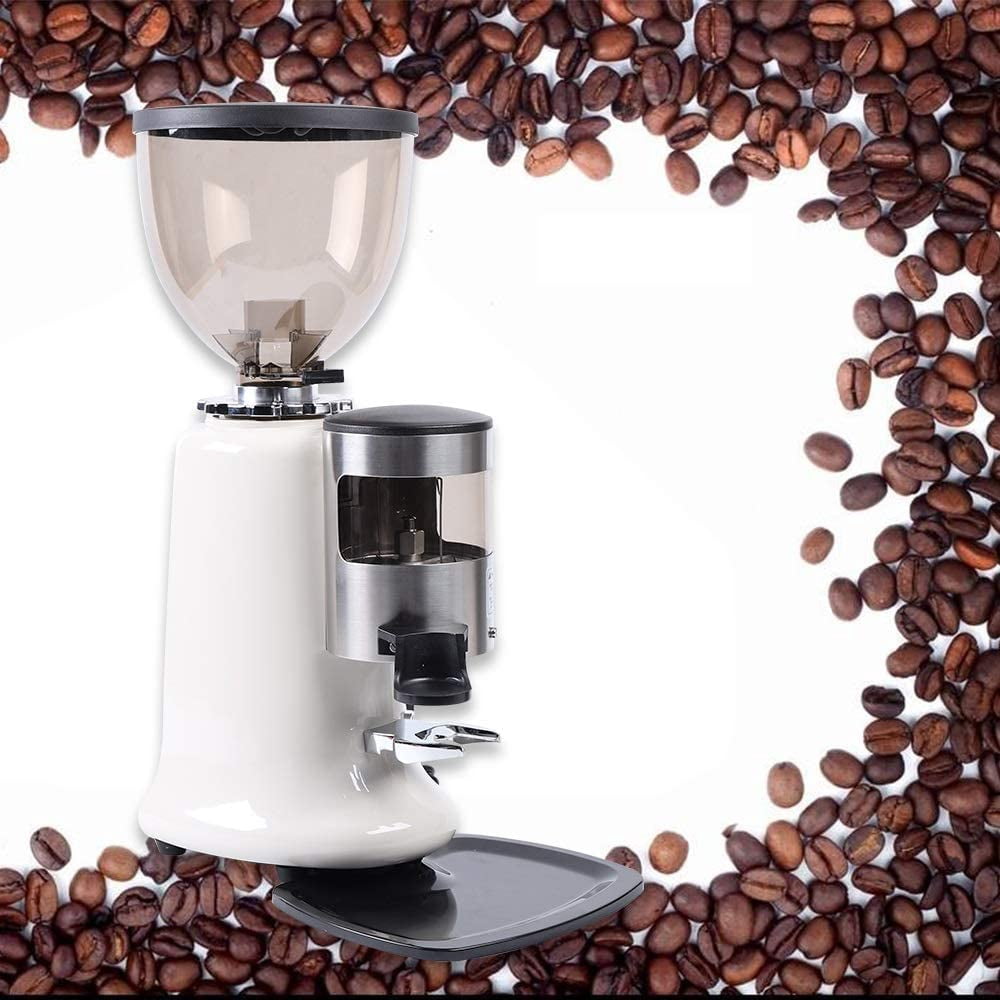 Fetcoi, Commercial Coffee Grinder Electric Burr Coffee Bean Grinder Grinding Machine Heavy Duty Cast Aluminum Body