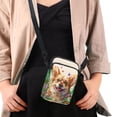 thumbnail image 4 of HELLHERO Ghost Flower Pattern Women Shoulder Bag Unique Gift, with Zipper for Daily Commute or Casual Outings, Travel, Outdoor and Daily Use, 4 of 7