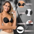 thumbnail image 2 of Adhesive Bra Strapless Sticky Invisible Push Up Silicone Bra compatible Backless Dress With Nipple Covers Nude_Gift Of G, 2 of 3