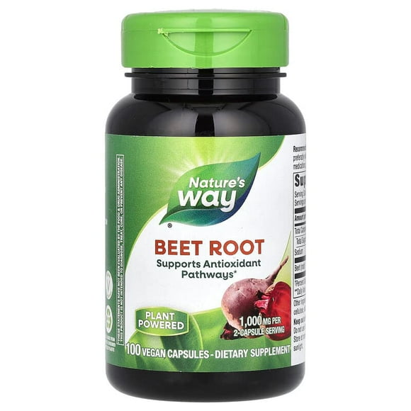 Raíz de Remolacha Nature's Way 100 Caps Apoyo antioxidante