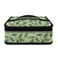 thumbnail image 2 of KUIFORTI Leaves Print Tote Bag Reusable Handbag Lightweight Lunch Bag Tote Bag Lunch Box Cooler Bag Snacks Stoarge Food Container Purse, 2 of 7