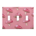 thumbnail image 2 of Mushroom Light Switch Plate Covers 2 Gang Wall Plate Plastics Outlet Covers for Kitchen Home Office Decor, 2 of 8