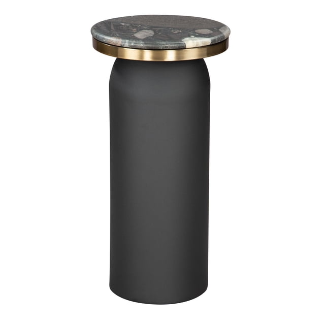 Mesa Lateral Luxor 1 Negro - Kessa Muebles