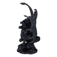 thumbnail image 4 of Gothic Faux Stone Ancient Legendary Five Headed Dragon Hydra Roaring Figurine, 4 of 9