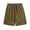 j16-Coffee, variant on Mens Shorts Father's Day Gifts Summer Casual Solid Color Mid Waist Elastic Band Bermuda Male Loose Fashion Comfortable Breathable Soft Daily Versatile Shorts With Large Pockets,L