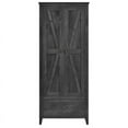 thumbnail image 4 of Bowery Hill Farmhouse 30" Storage Cabinet in Gray, 4 of 11