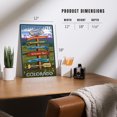 thumbnail image 4 of Nederland, Colorado, Destinations Sign (12x18 Aluminum Art, Indoor Outdoor Metal Sign Decor), 4 of 5