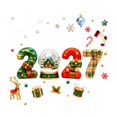 thumbnail image 2 of Christmas Tree Stickers, Holiday Decorative Sticker Collection for DIY Crafts, Gift Wrapping, Scrapbooking, Party Tables and Seasonal Creative Projects, 2 of 6
