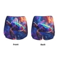 thumbnail image 3 of Daiia Starry Sky Turtle Pattern Women's 2 in 1 Running Shorts - Lightweight Athletic Workout Gym Yoga Shorts Liner with Phone Pockets-XX-Large, 3 of 7