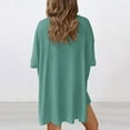 thumbnail image 3 of Lumtrix Womens Lounge Sets Shorts 2 Piece Matching Oversized T Shirt Biker Short Summer Outfits 2026 Casual Sweatsuits Spring Clothes Green 2XL, 3 of 5