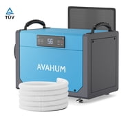 AVAHUM 113 Pints Commercial Dehumidifier for 3,000 sq. ft. Basement and Crawl Space