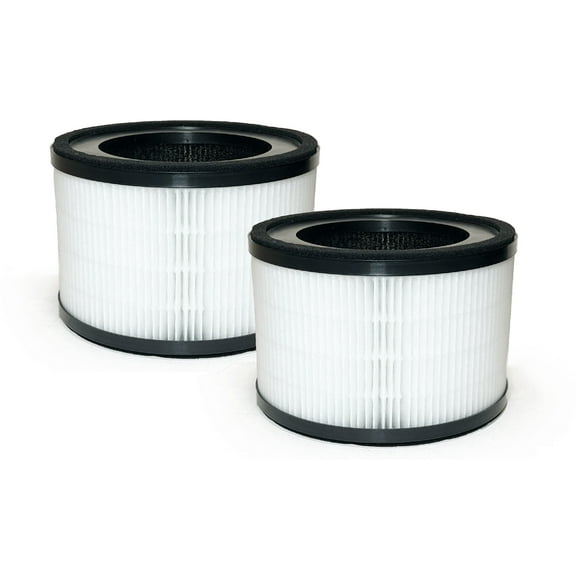 Nispira 3-In-1 MAF-02 High Efficiency True HEPA Activated Carbon Filter Replacement Compatible with Miko IBUKI M Air Purifier 2 Packs