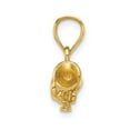 thumbnail image 2 of Real 14kt Yellow Gold 3D Trumpet Pendant; for Adults and Teens; for Women and Men, 2 of 3
