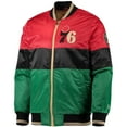 thumbnail image 2 of Men's Starter Red/Black/Green Philadelphia 76ers Black History Month NBA 75th Anniversary Full-Zip Jacket, 2 of 4