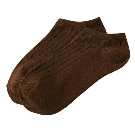 

Follure Ladies short sock long socks high socks Unisex Solid Color Fashion Skateboard Sock Comfortable Socks Coffee Free size