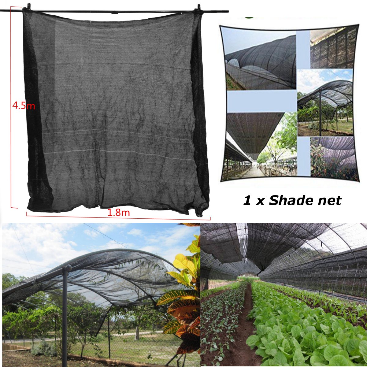 5.9*14.76ft Black UV Sunblock Resistant Greenhouse Shade Panel Cloth Plant Walmart Canada
