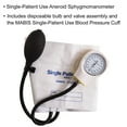 thumbnail image 4 of MABIS Adult Cuff Arm Aneroid Sphygmomanometer Unit 2-Tubes White 5 per Box, 4 of 6