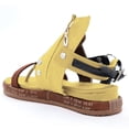 thumbnail image 5 of UTTOASFAY Womens Sandals Women'S Fashion Flip Flops Wedges Sandals Artificial Leather Platform Shoes Yellow 10.5(43), 5 of 6