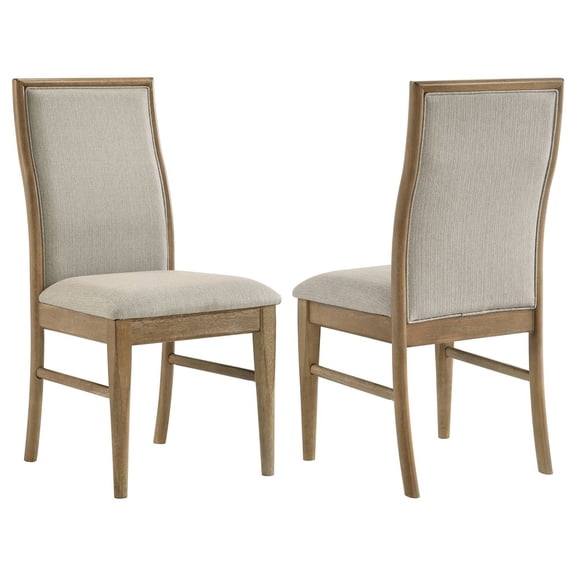 Plethoria Home Dreydon Barley Upholstered Dining Side Chair (Set of 2)