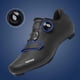 thumbnail image 4 of Zapatillas de ciclismo para mujeres y hombres, zapatillas de ciclismo SPD de carretera con cordones giratorios con aspecto SPD compatible, zapatillas de pelotón con tacos para montar en bicicleta Delt, 4 of 4