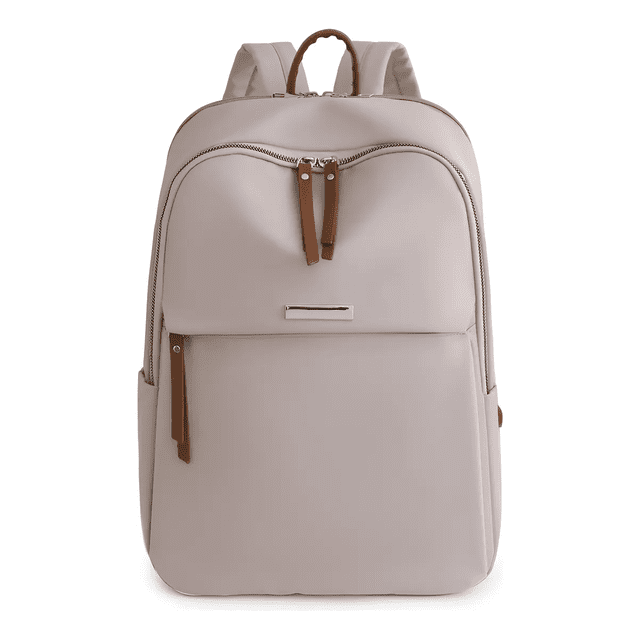 Mochila Para Laptop Mujer 14 pulgadas Malubero, Beige