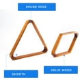 thumbnail image 4 of GSE Games & Sports Expert 2-Tone Solid Wood Billiard Triangle or Diamond Pool Ball Racks for 2-1/4"" Pool Balls (Triangle & Diamond Rack), 4 of 4
