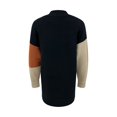 thumbnail image 6 of Sngxgn Women's Crewneck Long Sleeve Tie Waist A-Line Swing Bodycon Short Dress Casual Solid Ribbed Knit Sweater Dress(Black,M), 6 of 6