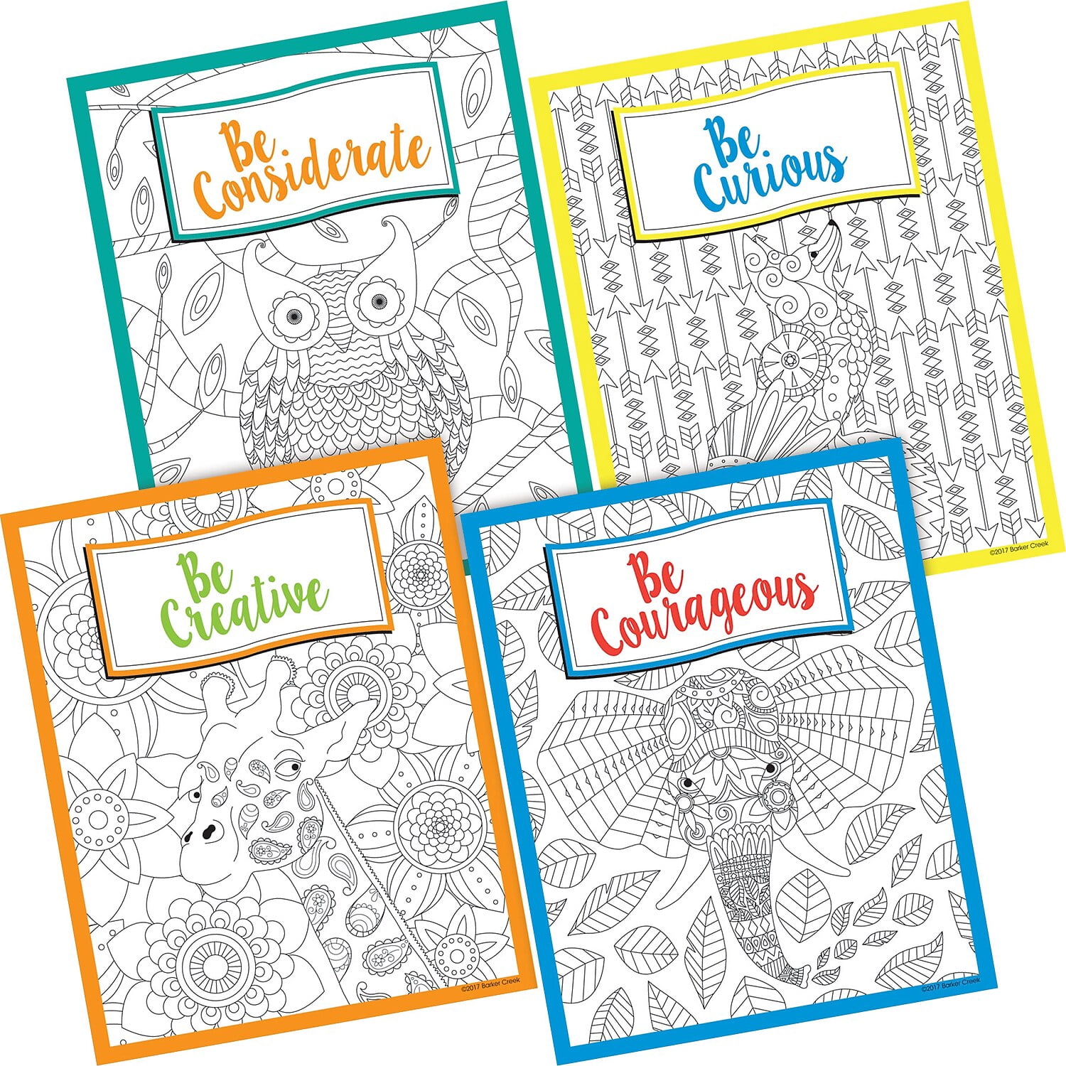 Barker Creek Designer Décor & Journal Set - Bohemian Animals (BC3729)