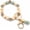 Grey, variant on Tassel Smile Key Chain Bracelet for Women Wooden Happy Faces Beaded Key Chain Wristlet Keychain for Car Keys
