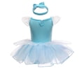 thumbnail image 2 of Emy Dola Baby Girls Romper Onesie Dress Princess Fairy Bodysuit Tutu Dress with Headband Newborn Infant Party Fancy Dresses Outfits, 2 of 11