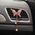 thumbnail image 2 of Juego de 2 adornos para ventilación de coche, clip de cristal para difusor de ventilación de coche, clip de ventilación con diamantes de imitación para difusor de aceite, ambientadores para coche, 2 of 5