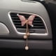 thumbnail image 5 of Clips de ventilación, 2 piezas de mariposa de cristal Ambientadores de aire para automóvil Clips de ventilación Difusor de automóvil Clip de ventilación Diamante Coche Decoración, 5 of 5