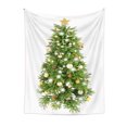 thumbnail image 2 of Xihbxyly Christmas Tree Tapestry Green Tree Decorative Wall Hanging Home Decor Decoration Lighting Deal'S, 2 of 7