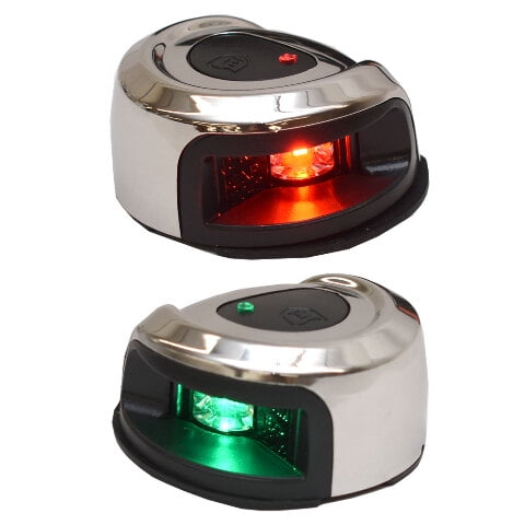Attwood Boat Navigation Lights NV2012SS-1 | Port/Starboard (Set of 2)