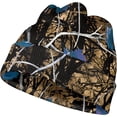 thumbnail image 1 of Tuque de Chasse Camouflage à Revers pour Hommes, Légère, Extérieure, Exercice, Décontractée, Douce, Chaude, Hiver, Bonnet, 1 of 5